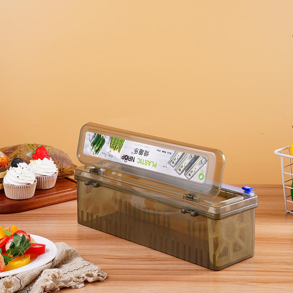 Kitchen Appliances Packages - Plastic Wrap Dispenser Cling Film Cutter