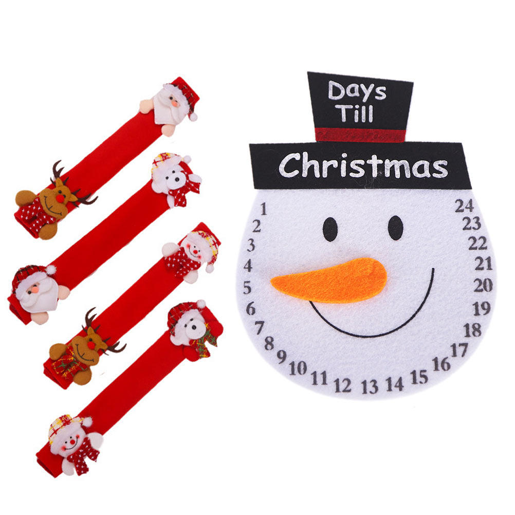 Kitchen Appliances For.Xmas - 1Set Xmas Handle Cover Soft Comfortable