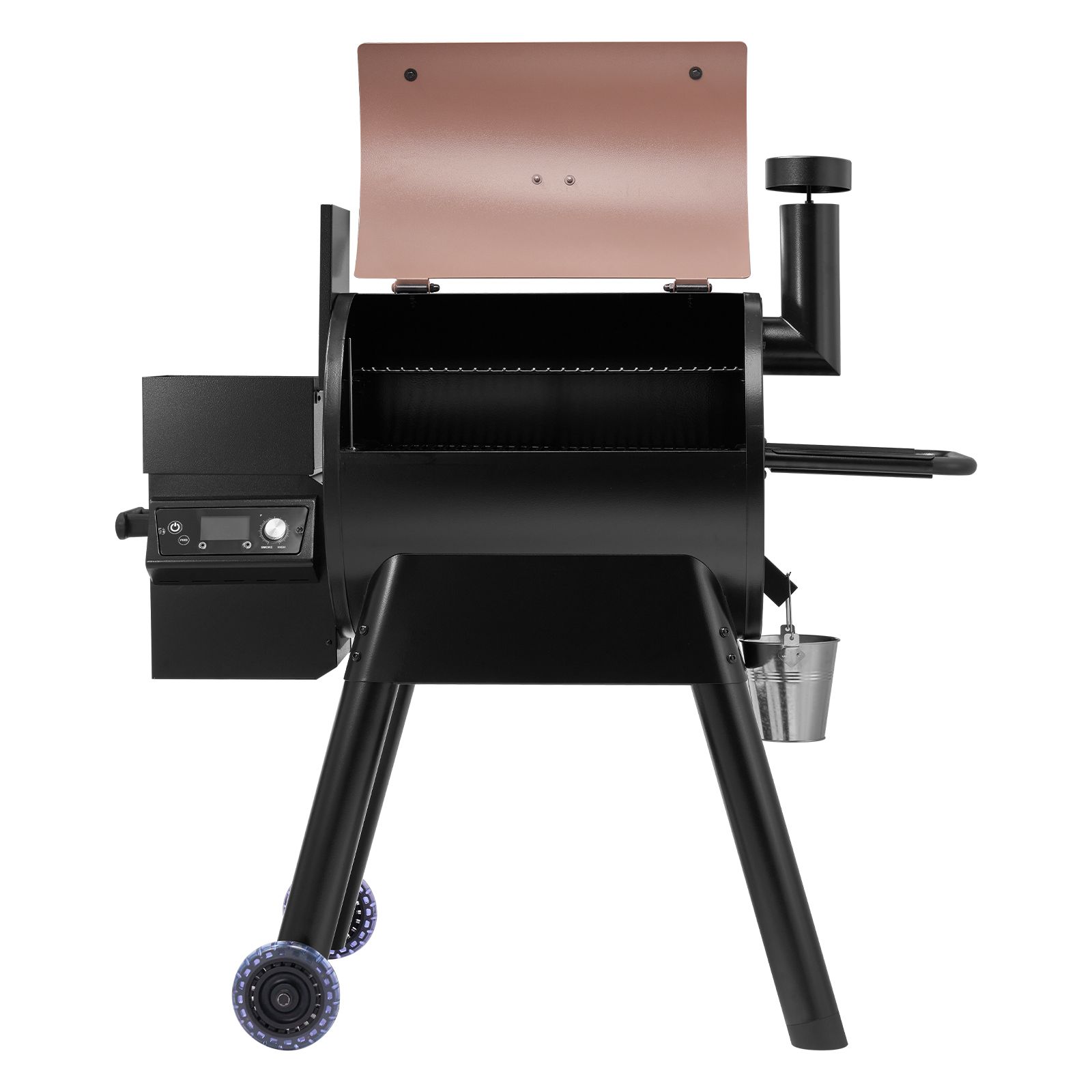 Electric Smoker Bbq - Wood Pellet Grill Smoker, 8 in