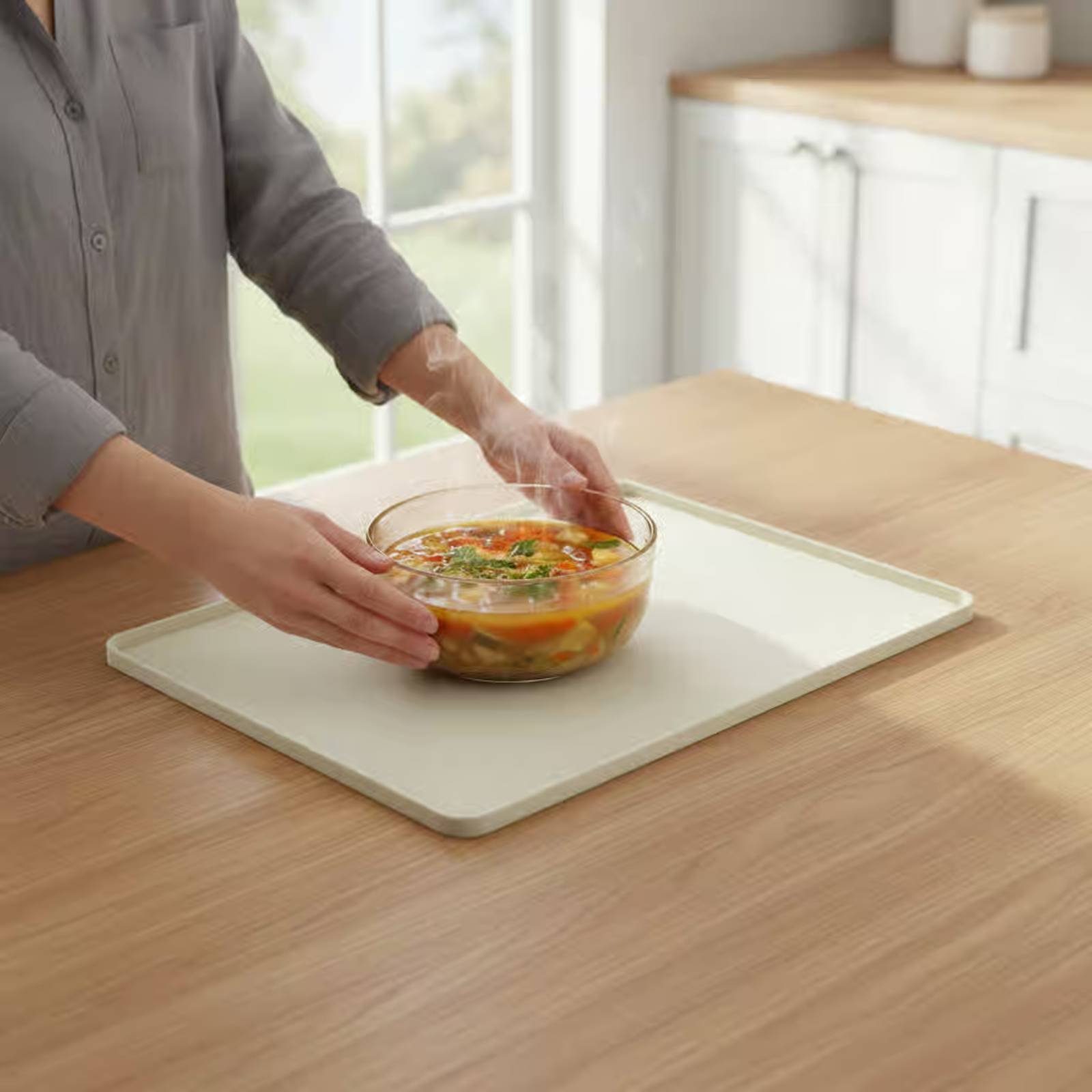 Kitchen Appliances In - Silicone Microwave Top Mat Flexible Microwave