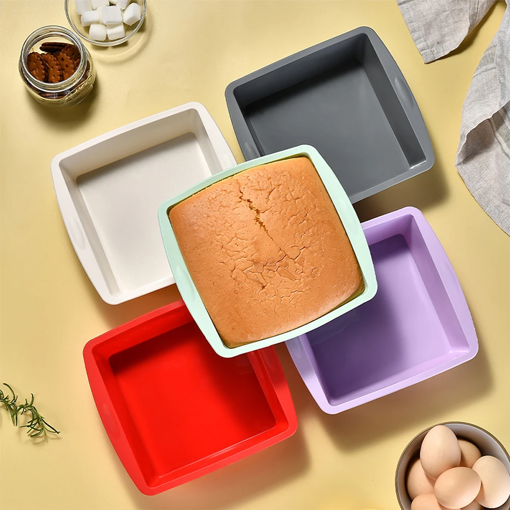 1/4Pcs Silicone Square Cake Mo - Kitchen Appliances Packages recension och pris