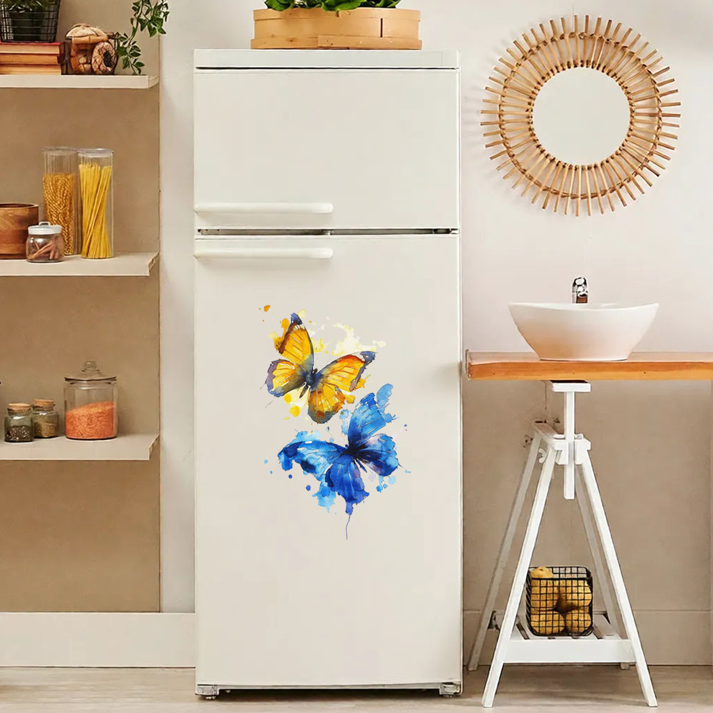 Watercolor Blue & Yellow Butte - Kitchen Appliances Yellow recension och pris