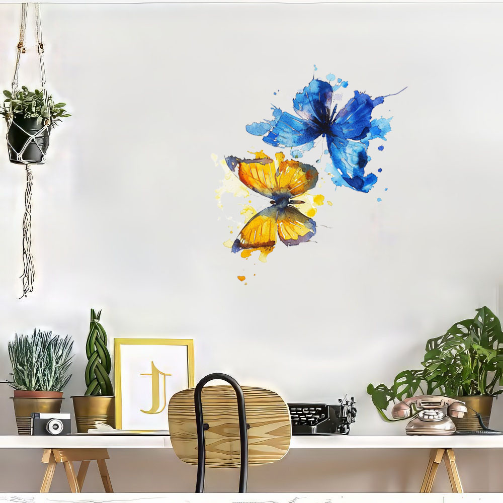Watercolor Blue & Yellow Butte - Kitchen Appliances Yellow recension och pris