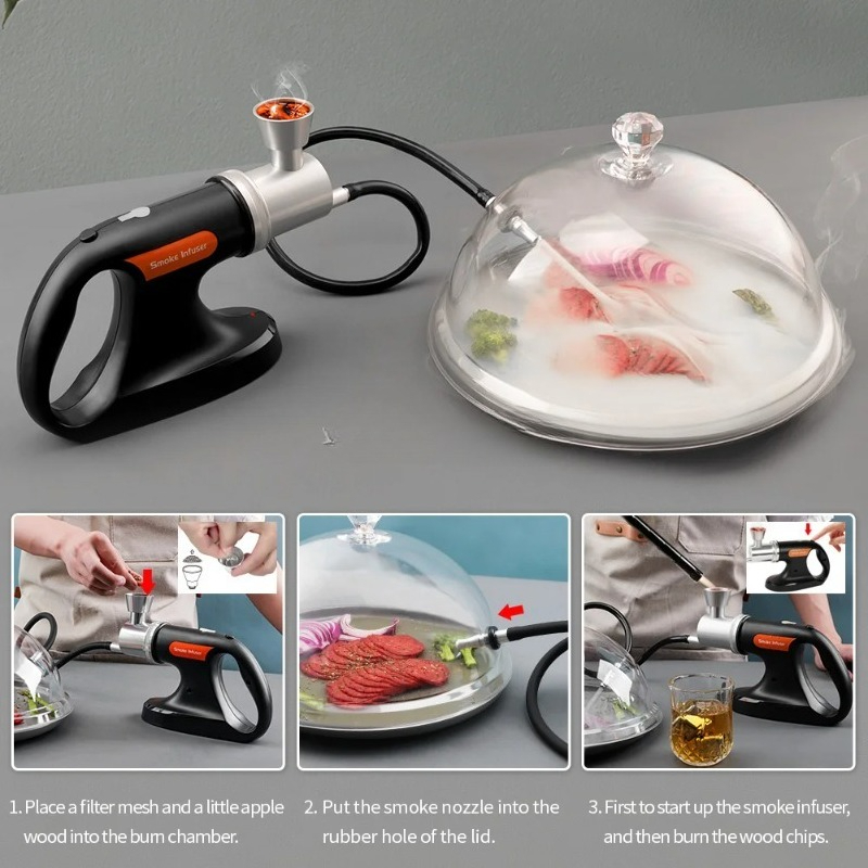 Portable USB Electric Food Smo - Electric Smoker Bbq recension och pris