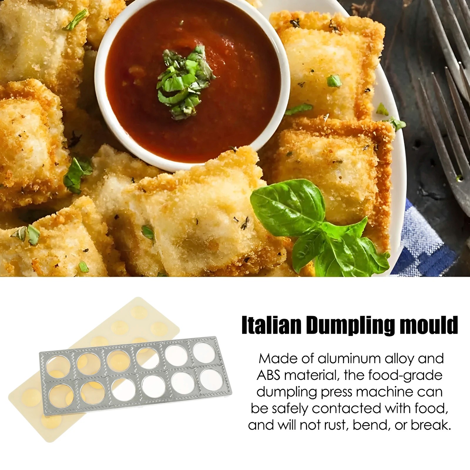 Dumpling Mold 12 Holes Ravioli - Kitchen Appliances Packages recension och pris