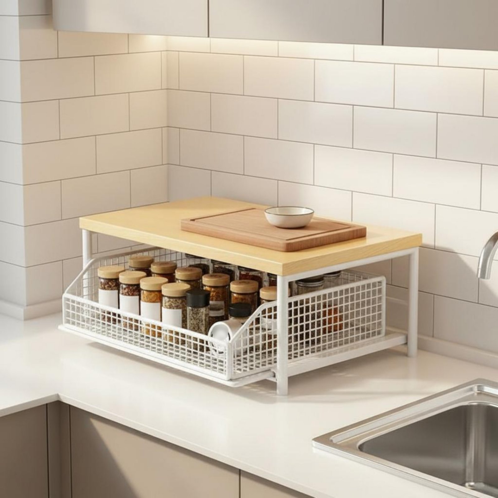 2-Tier Kitchen Counter Rack Sp - Kitchen Appliances In recension och pris