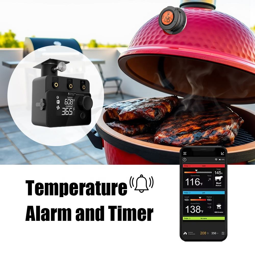 Wireless Bluetooth Meat Thermo - Electric Smoker Bbq recension och pris