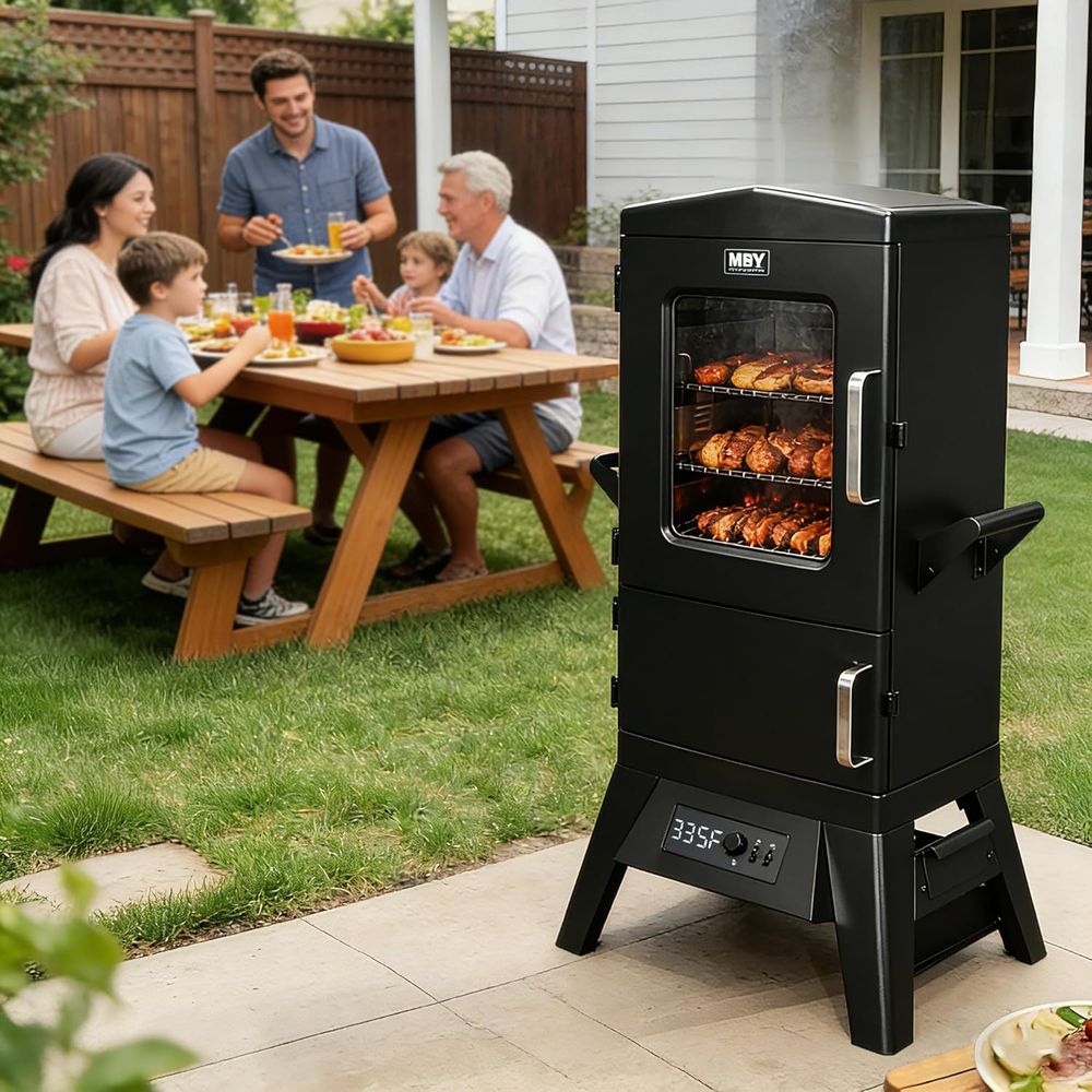 Large Capacity BBQ Electric Sm - Electric Smoker Bbq recension och pris