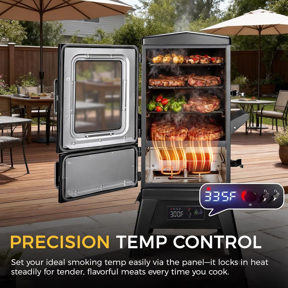 Large Capacity BBQ Electric Sm - Electric Smoker Bbq recension och pris
