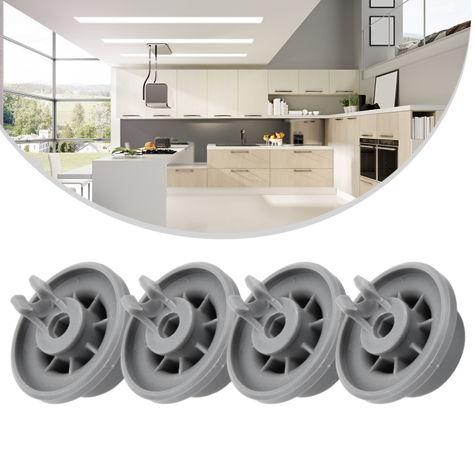 4 Pcs Wheels Set For Bosch-Sie - Kitchen Appliances Bosch recension och pris