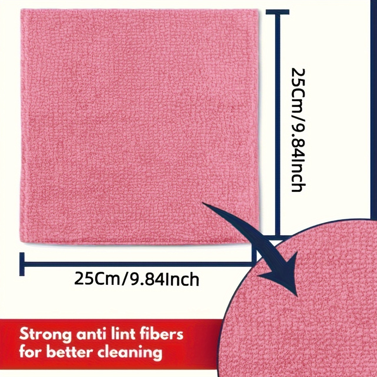 1-50Pcs Light Pink Microfiber  - Kitchen Appliances In recension och pris