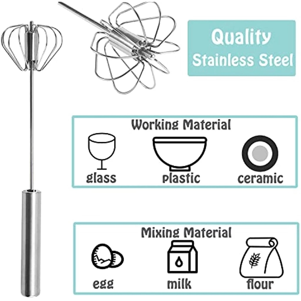 1/3pcs Stainless Steel Egg Bea - Kitchen Appliances Sales recension och pris