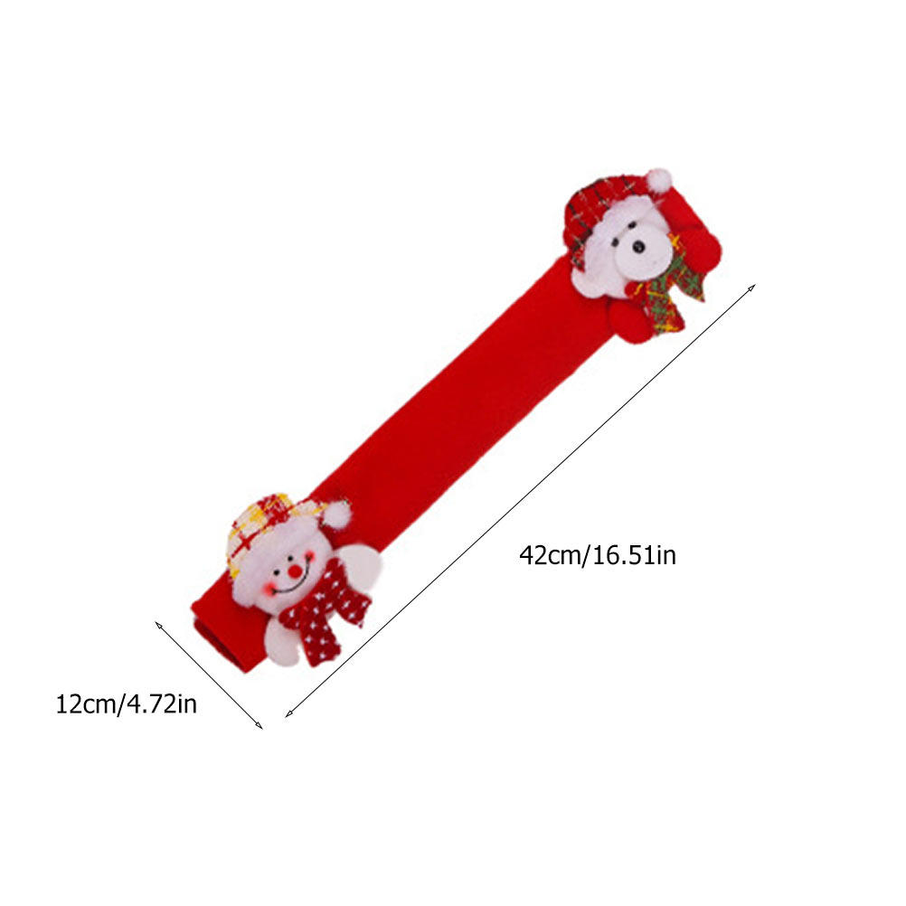 1Set Xmas Handle Cover Soft Co - Kitchen Appliances For.Xmas recension och pris